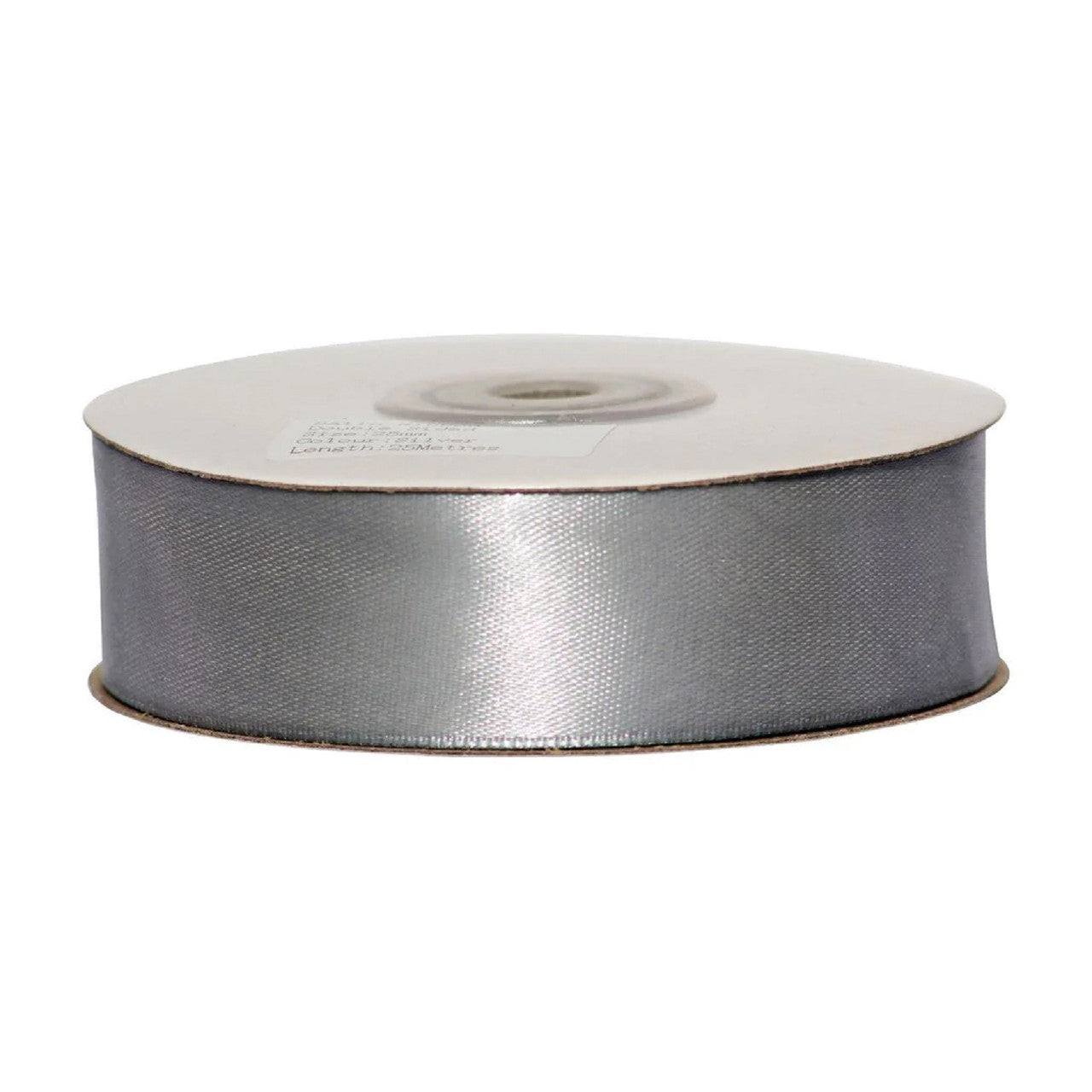 Double Sided Satin Ribbon - Silver