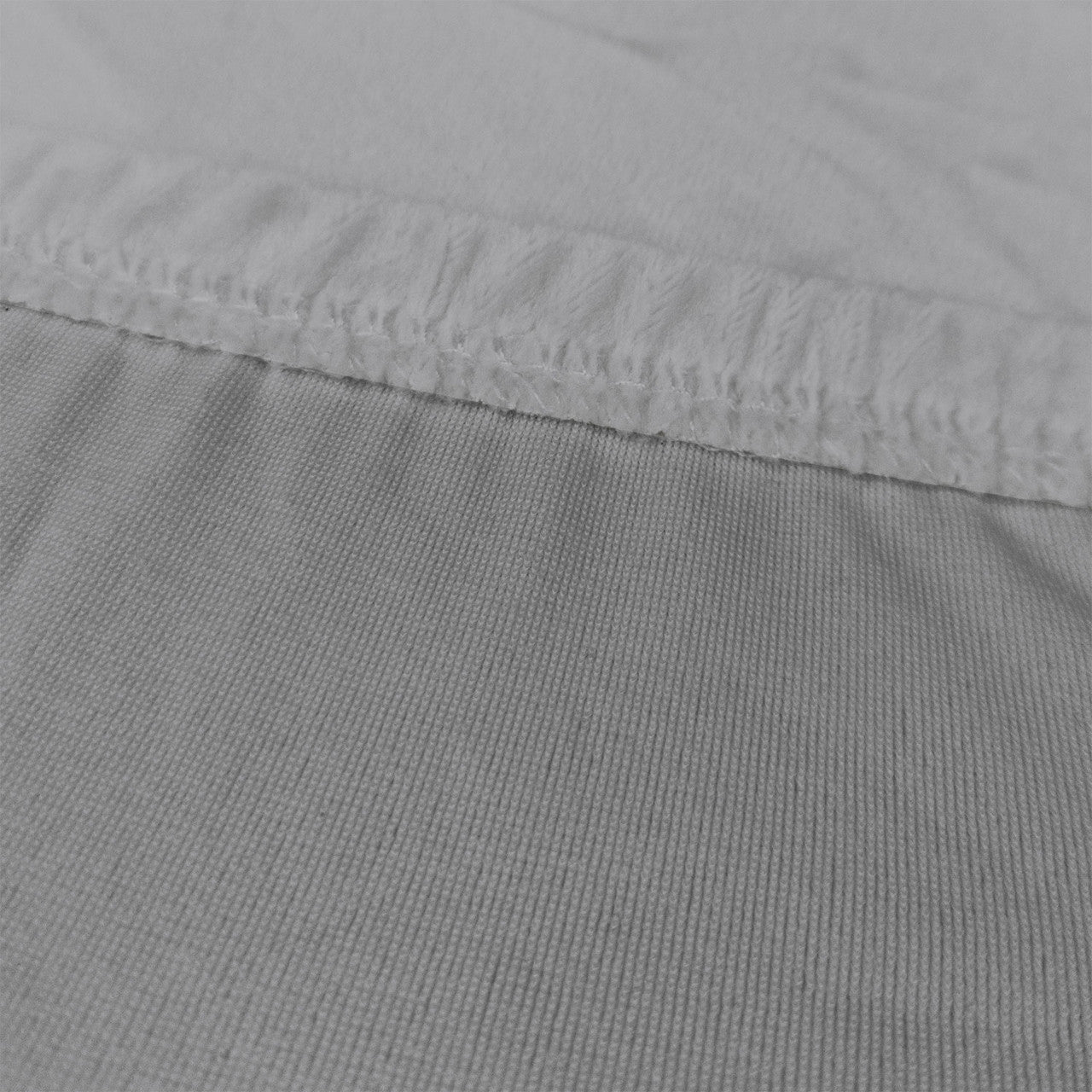 Short Velvet-Touch Spandex Chair Cover - Silver Grey