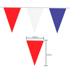 Big Red, White & Blue Waterproof Bunting Flags