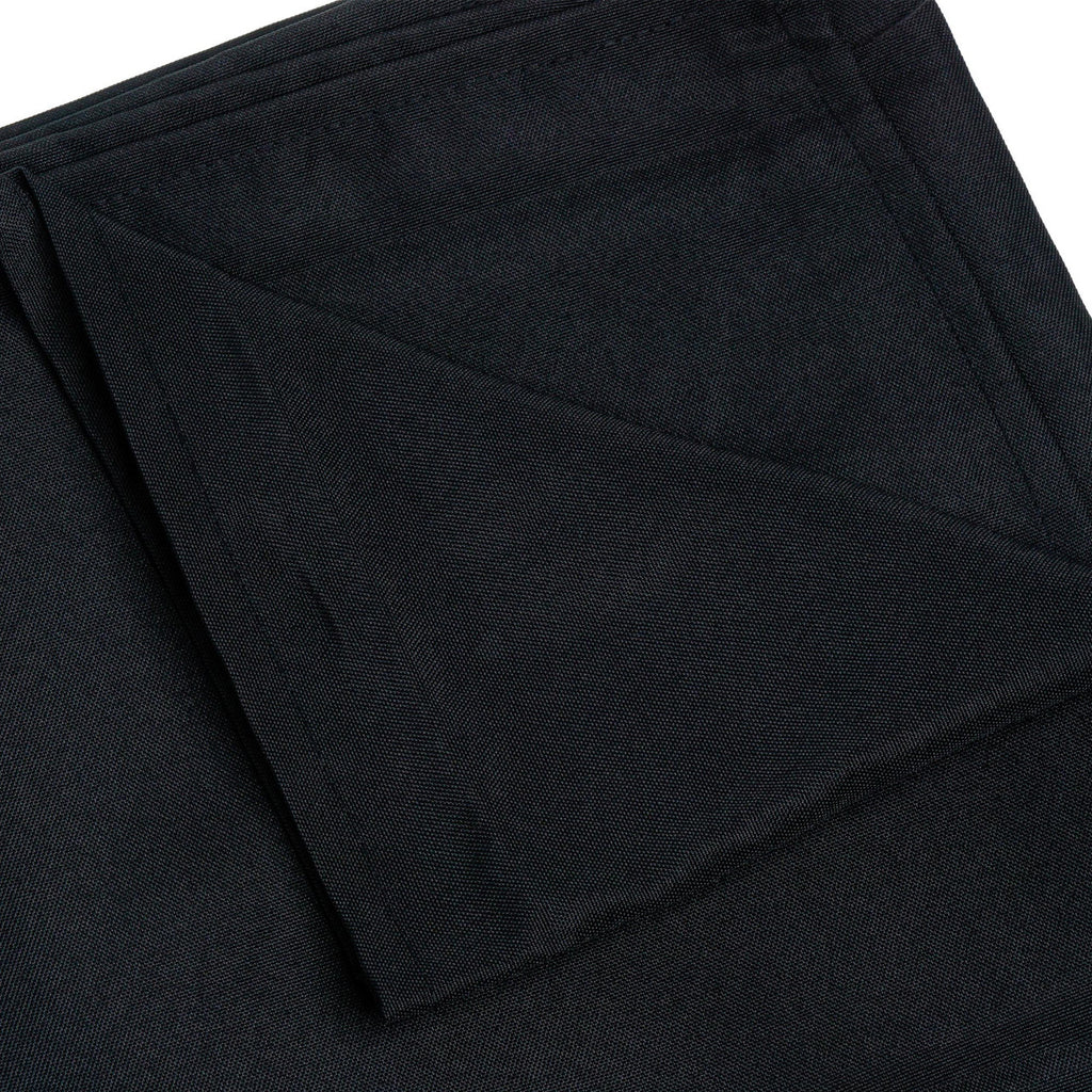 130GSM Square Polyester Tablecloth - Black