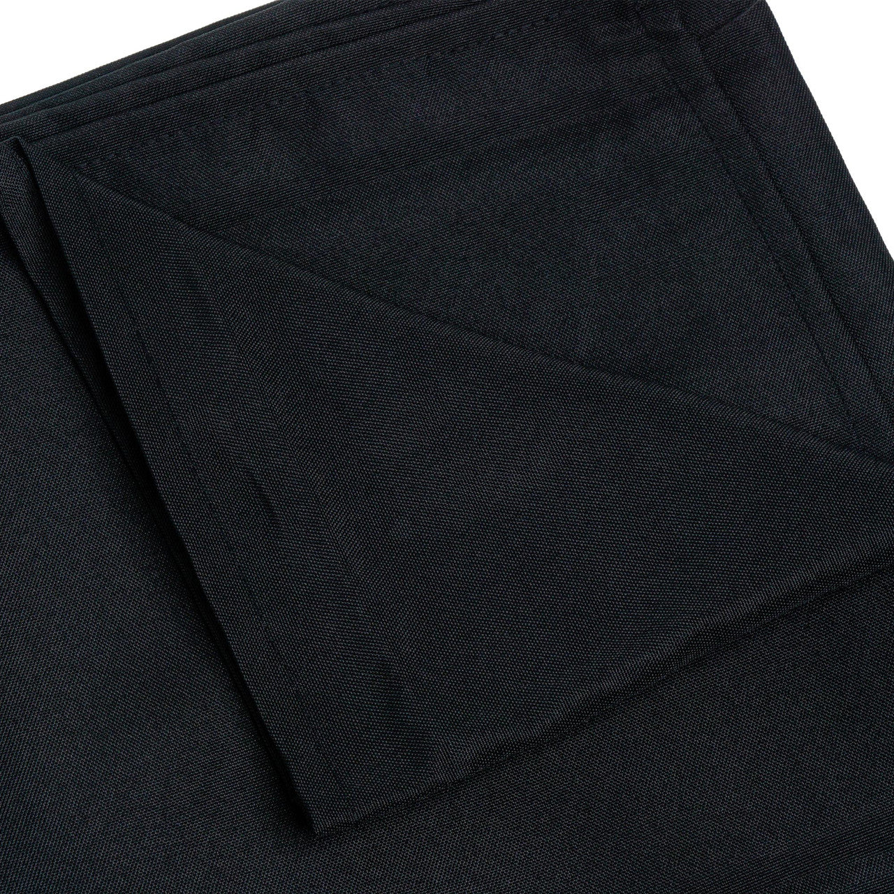 130GSM Square Polyester Tablecloth - Black