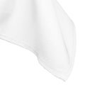130GSM Square Polyester Tablecloth - White