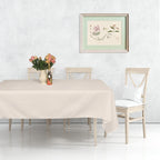 130GSM Rectangle Polyester Tablecloth - Ivory