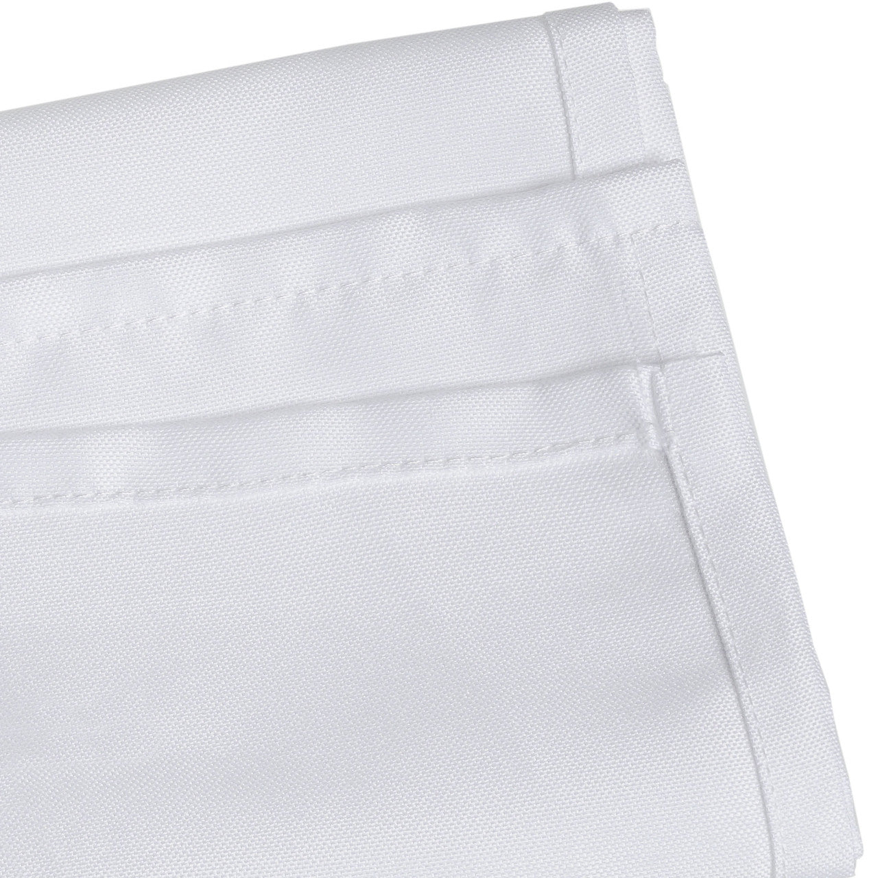 130GSM Rectangle Polyester Tablecloth - White