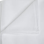 130GSM Round Polyester Tablecloth - White
