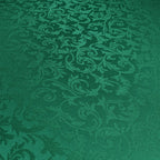 200GSM Round Damask Polyester Tablecloth - Green