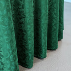 200GSM Round Damask Polyester Tablecloth - Green