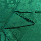 200GSM Round Damask Polyester Tablecloth - Green