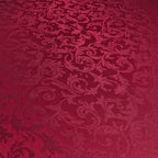 200GSM Round Damask Polyester Tablecloth - Red