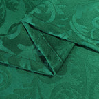 200GSM 90" Square Damask Polyester Tablecloth - Green