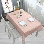 Checkered Tablecloth (137x180cm) - Coffee