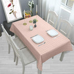 Checkered Tablecloth (137x180cm) - Coffee