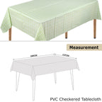 Checkered Tablecloth (137x180cm) - Green