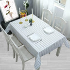 Checkered Tablecloth (137x180cm) - White