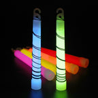 6" Premium Neon Glow Sticks (Pack of 25) - Mixed Colours