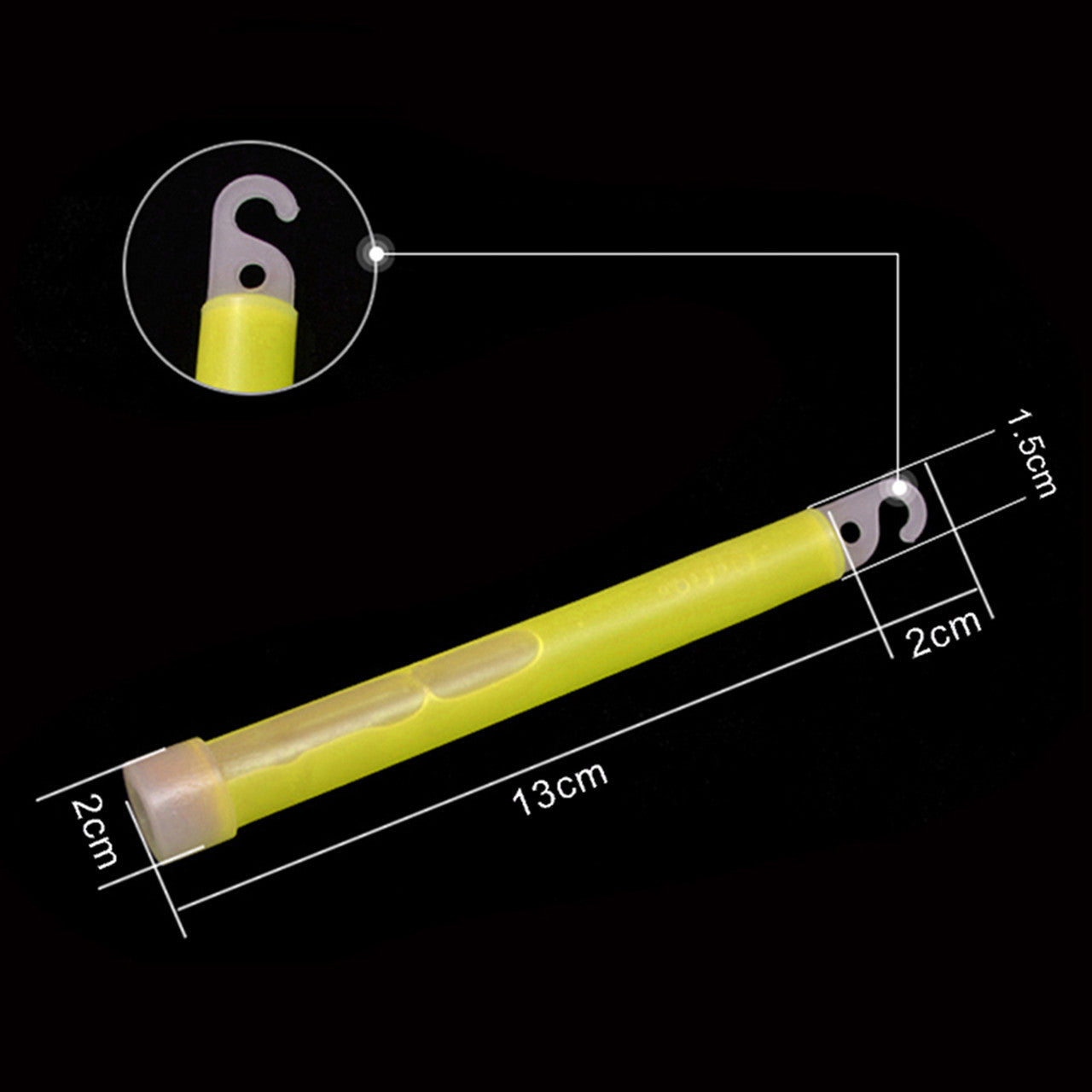 6" Premium Neon Glow Sticks (Pack of 25) - Mixed Colours
