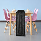 Velvet Table Runner - Black