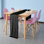 Velvet Table Runner - Black