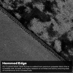 Velvet Table Runner - Black