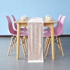 Velvet Table Runner - Blush Pink