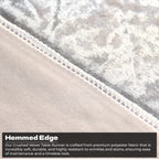Velvet Table Runner - Blush Pink