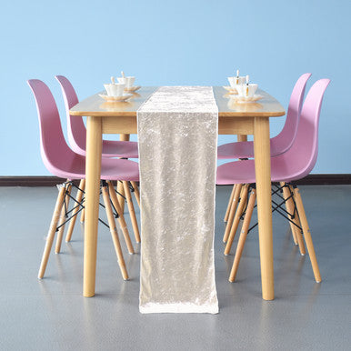 Velvet Table Runner - Champagne