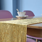 Velvet Table Runner - Gold