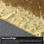 Velvet Table Runner - Gold