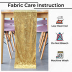 Velvet Table Runner - Gold