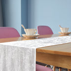 Velvet Table Runner - Ivory