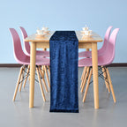 Velvet Table Runner - Navy
