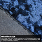 Velvet Table Runner - Navy