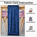 Velvet Table Runner - Navy