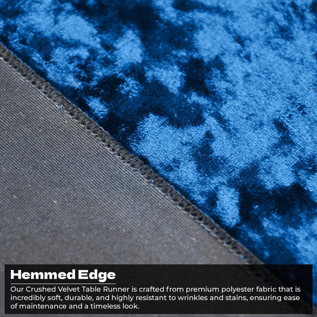 Velvet Table Runner - Royal Blue