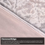Velvet Table Runner - Rose Pink