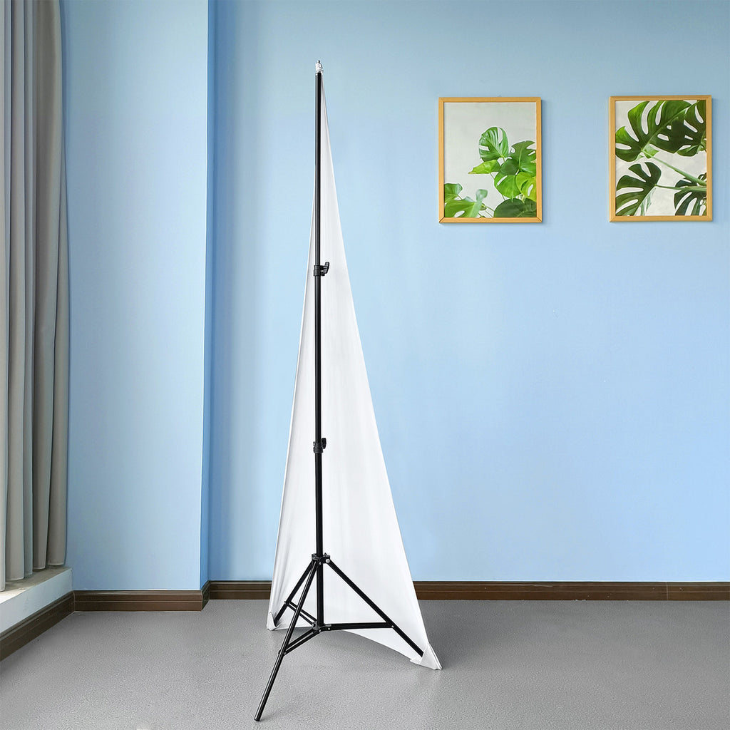 Single Sided Stretch Tripod Cover - White