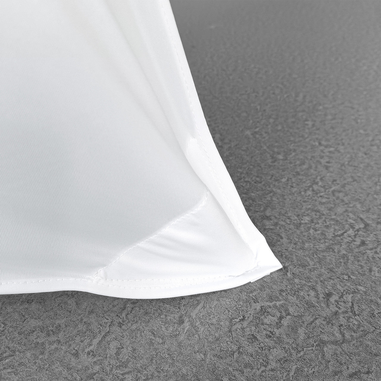 Double Sided Stretch Tripod Cover - White