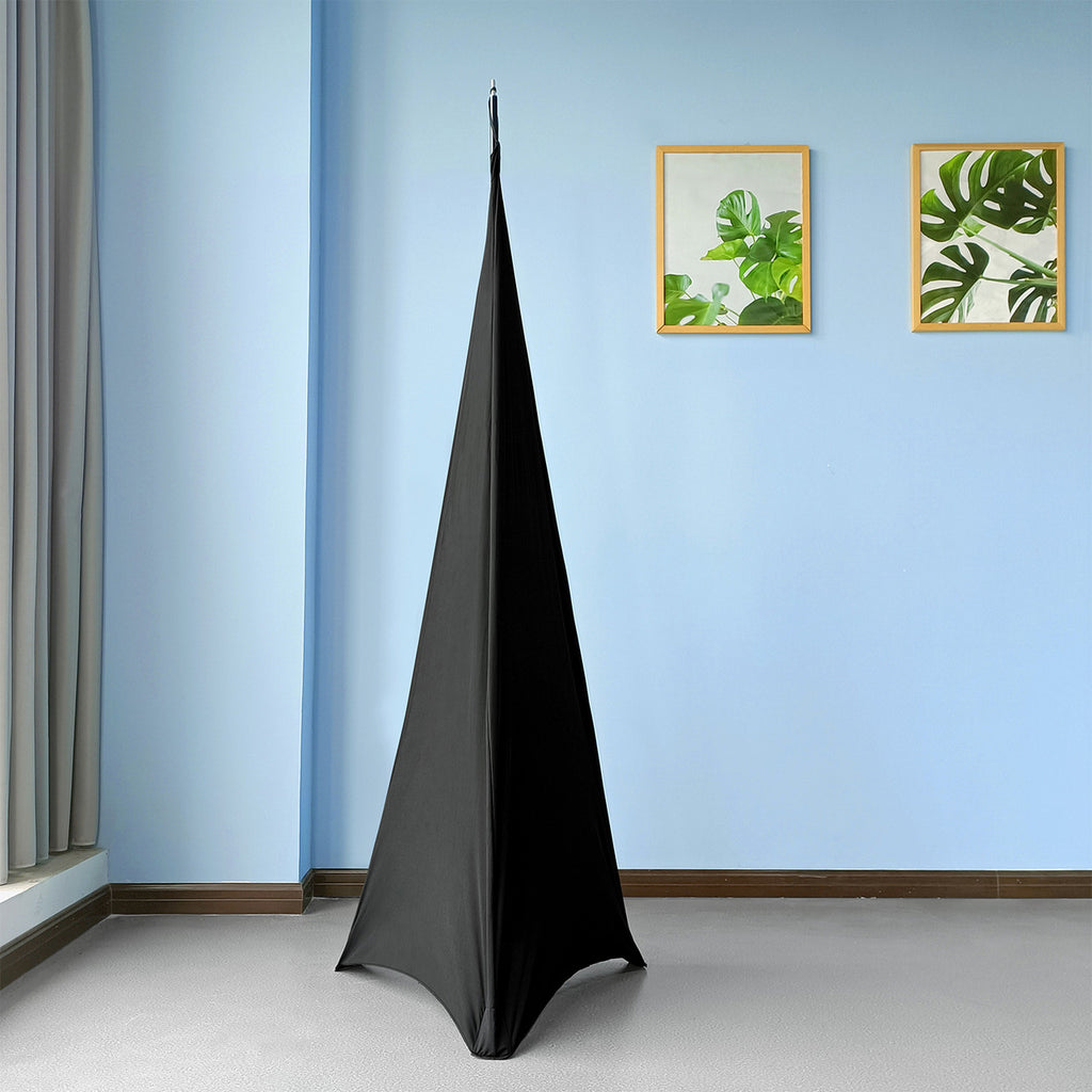 Three-Sided Tripod Speaker Stand Cover - Black