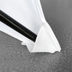 Three-Sided Tripod Speaker Stand Cover - White