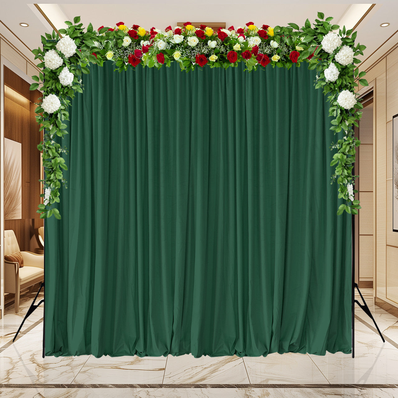 190GSM Dutch Velvet Backdrop - Green