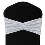 Velvet Chair Band - White