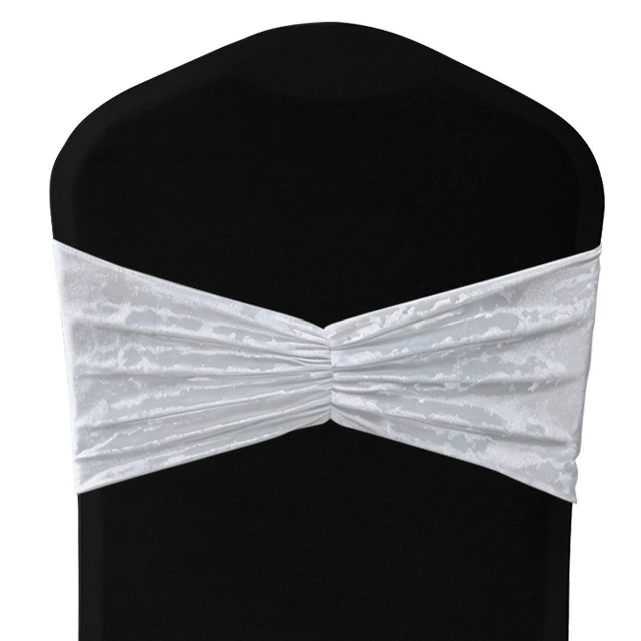 Velvet Chair Band - White