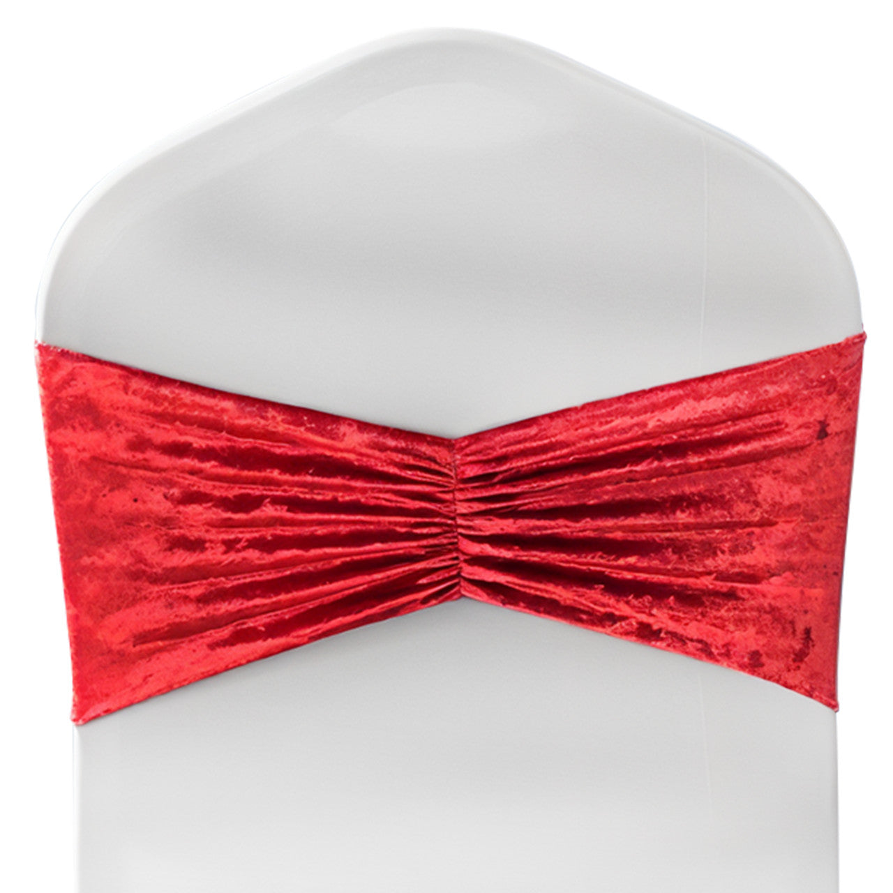 Velvet Chair Band - Red