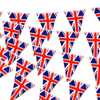 Union Jack Bunting (Small Triangles) - 10m
