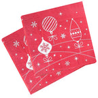 Red Disposable Paper Napkins