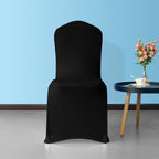 Flat Stretch Chair Cover - Black