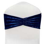 Velvet Chair Band - Navy