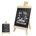 Blackboard with Wooden Easel Stand (28 x 16 cm)