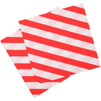 Red and White Striped Napkins (Pack of 20)