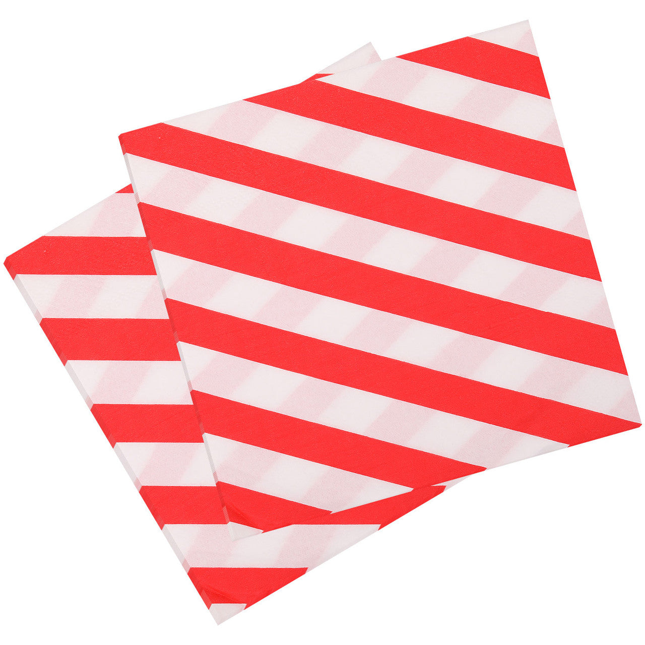 Red and White Striped Napkins (Pack of 20)
